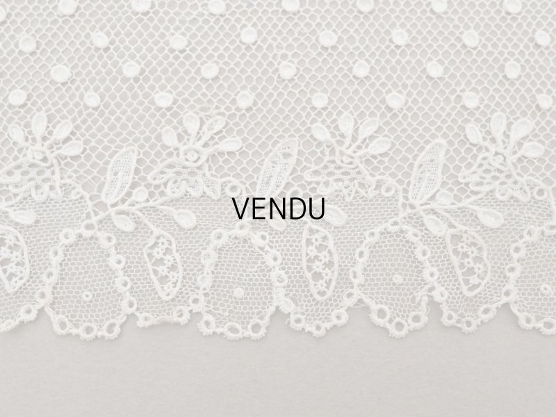 画像9: 19世紀 未使用 アンティーク ニードルレース アランソンレース 2.8m 8〜8.6cm『ポワン・ダランソン(アランソン)』