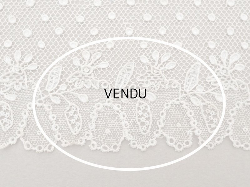 画像11: 19世紀 未使用 アンティーク ニードルレース アランソンレース 2.8m 8〜8.6cm『ポワン・ダランソン(アランソン)』