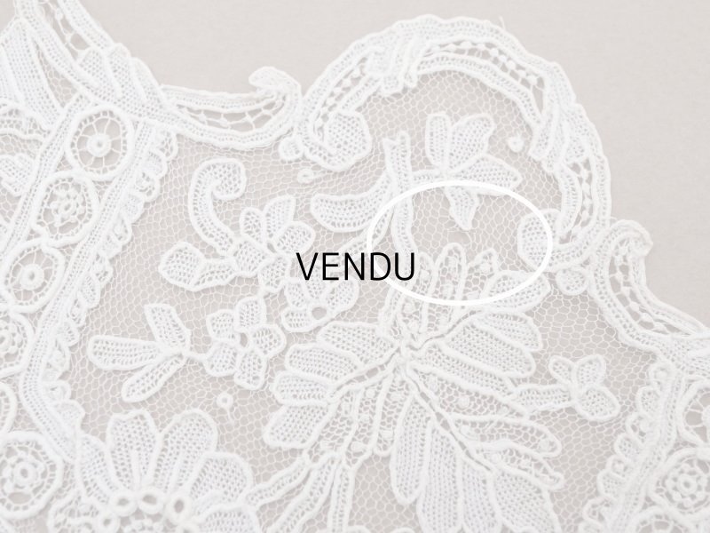 画像6: 19世紀末 アンティーク ポワンドローズの アプリケーション 2点セット『ポワン・ド・ガーズ』『ポワン・ド・ローズ』