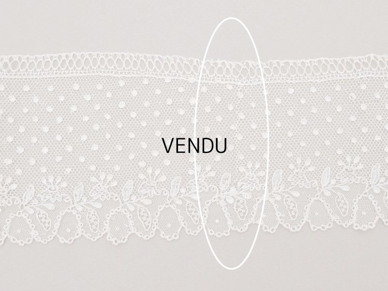 画像7: 19世紀 未使用 アンティーク ニードルレース アランソンレース 2.8m 8〜8.6cm『ポワン・ダランソン(アランソン)』