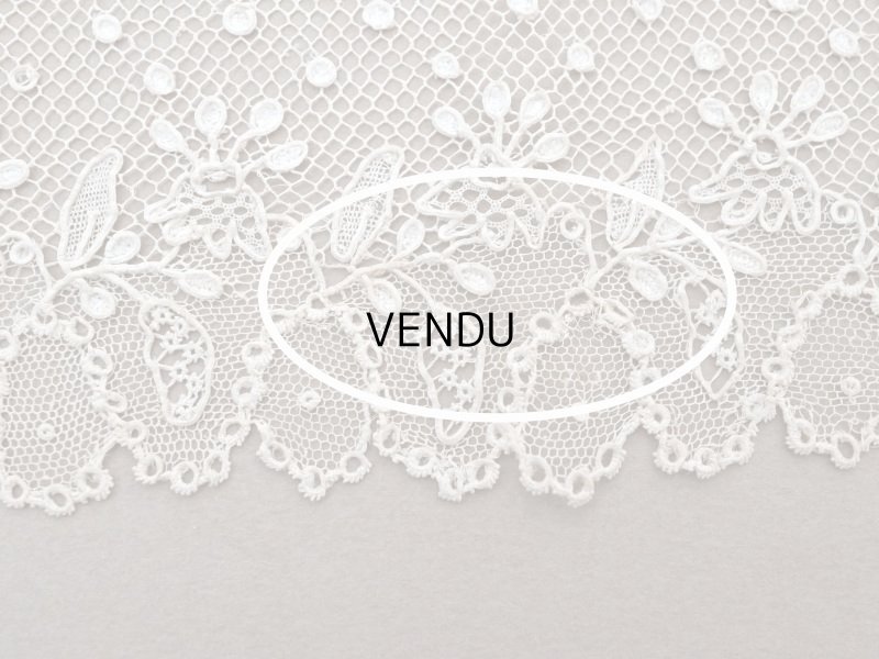 画像8: 19世紀 未使用 アンティーク ニードルレース アランソンレース 2.8m 8〜8.6cm『ポワン・ダランソン(アランソン)』