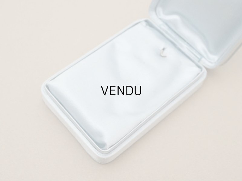 画像10: 1900年頃 アンティーク シルクサテンのジュエリーボックス 金彩のイニシャル入り パウダーブルー