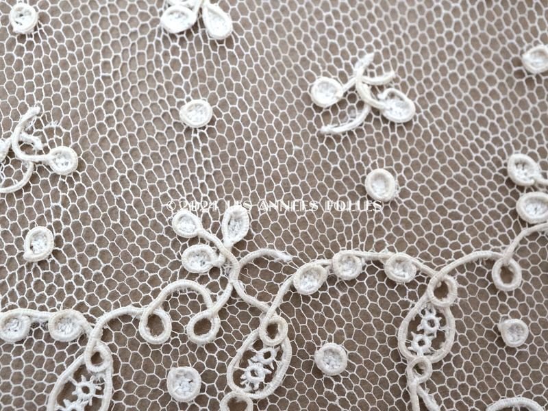 画像8: 19世紀 未使用 アンティーク ニードルレース アランソンレース 8.93m 8.7cm幅『ポワン・ダランソン（アランソン）』 