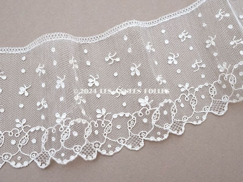 画像5: 19世紀 未使用 アンティーク ニードルレース アランソンレース 8.93m 8.7cm幅『ポワン・ダランソン（アランソン）』 