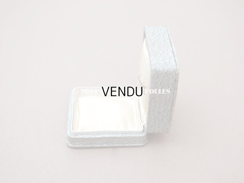 画像9: アンティーク ジュエリーボックス 金彩入り グレイッシュブルー