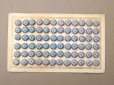 画像4: 19世紀 アンティーク シルク製 くるみボタン 13mm 6ピースのセット グレイッシュブルー (4)