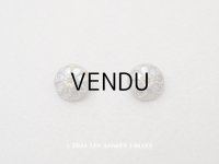 19世紀 アンティーク メタル製ボタン 11.6mm 2ピースのセット 
