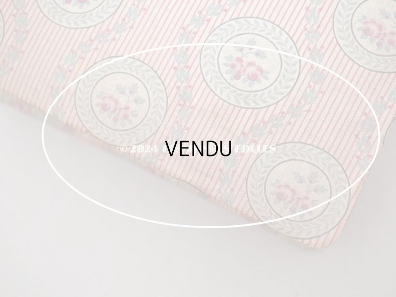 画像5: 1900年頃 アンティーク 薔薇模様&ストライプ　カルトナージュボックス 