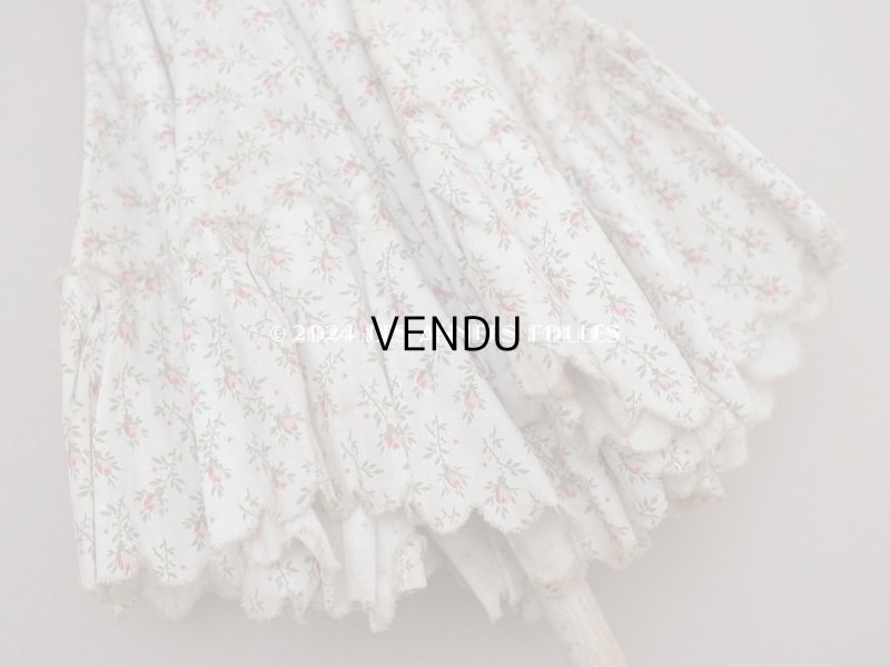 画像7: 1900年頃 アンティーク 子供用 日傘　小さな薔薇模様