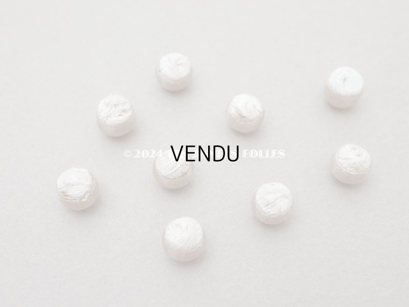 画像7: アンティーク ドール用 8mm くるみボタン トープ 9ピース