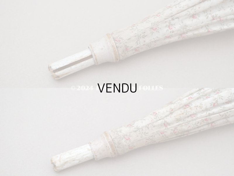 画像3: 1900年頃 アンティーク 子供用 日傘　小さな薔薇模様