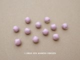 アンティーク ドール用 8mm くるみボタン ラヴェンダー 11ピース