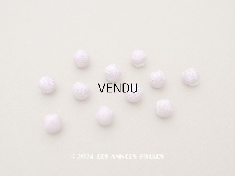 画像1: アンティーク ドール用 8mm くるみボタン ラヴェンダー 11ピース