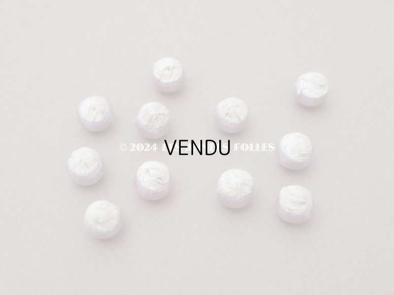 画像4: アンティーク ドール用 8mm くるみボタン ラヴェンダー 11ピース