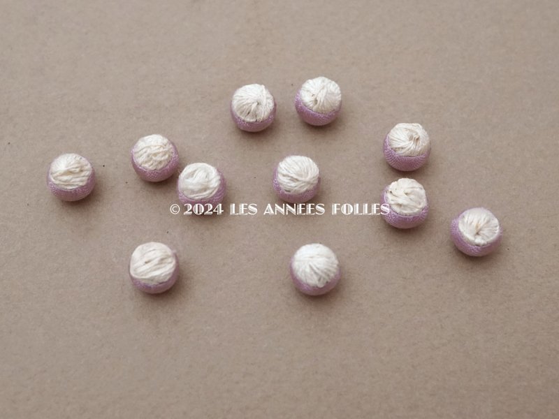 画像7: アンティーク ドール用 8mm くるみボタン ラヴェンダー 11ピース