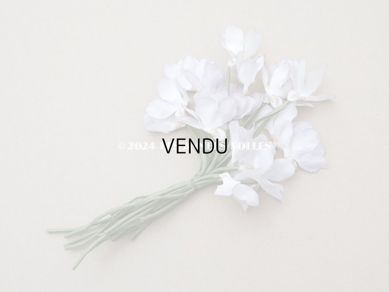 画像2: アンティーク 菫の布花 