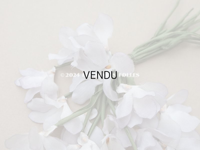 画像4: アンティーク 菫の布花 