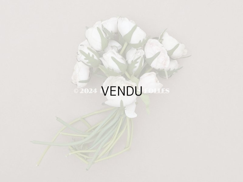 画像4: アンティーク 薔薇のブーケ パウダーピンク＆ホワイト　クウォーターロゼット咲き