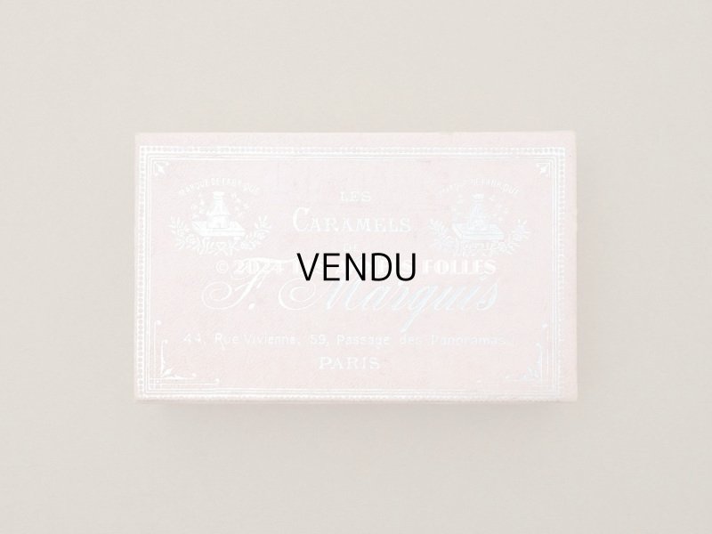 画像3: アンティーク お菓子箱『ショコラ・フランソワ・ マルキ』LES CARAMELS DE F.MARQUIS - CHOCOLAT FRANCOIS MARQUIS PARIS -