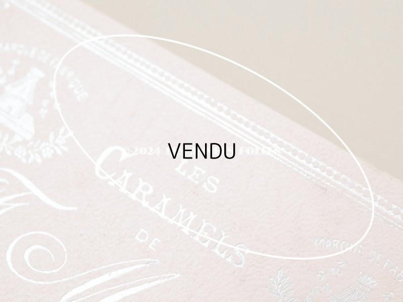 画像11: アンティーク お菓子箱『ショコラ・フランソワ・ マルキ』LES CARAMELS DE F.MARQUIS - CHOCOLAT FRANCOIS MARQUIS PARIS -