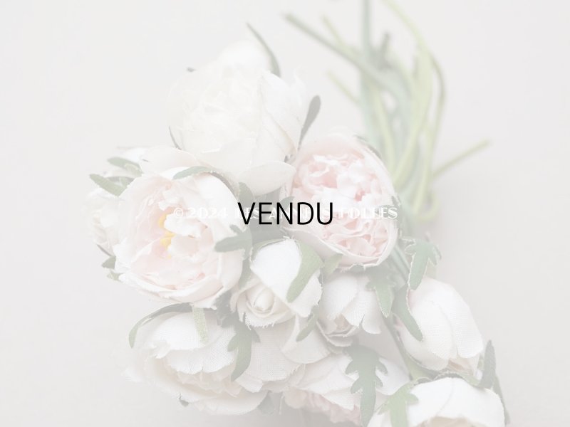 画像9: アンティーク 薔薇のブーケ パウダーピンク＆ホワイト　クウォーターロゼット咲き