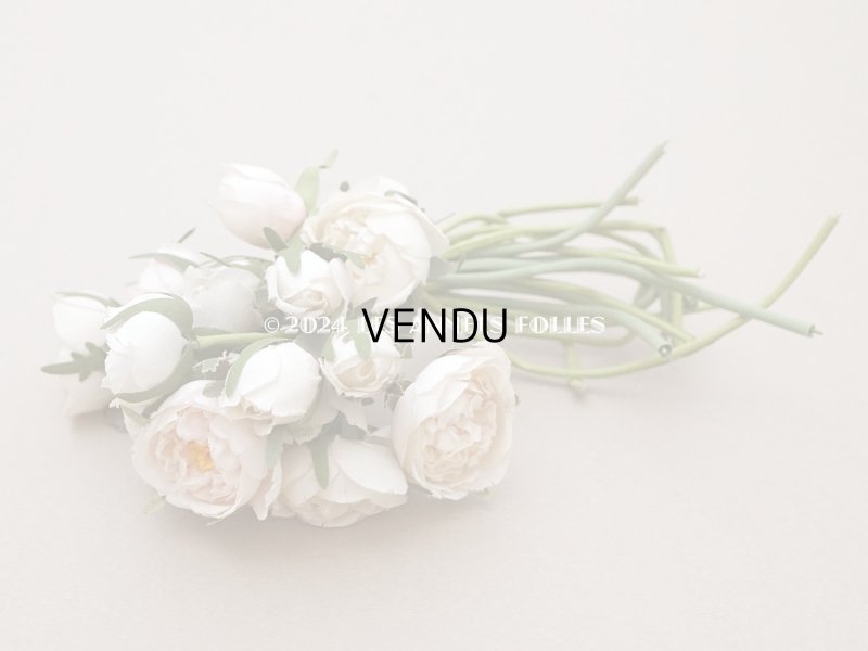 画像3: アンティーク 薔薇のブーケ パウダーピンク＆ホワイト　クウォーターロゼット咲き