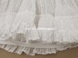 画像10: 1900年頃 アンティーク ドール用ドレス　ドット刺繍のコットンファブリック
