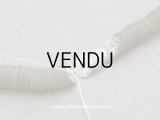 アンティーク　スパンコール 格子柄 5mm シルバー