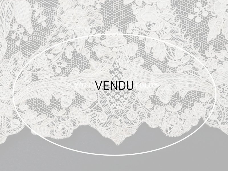 画像20: 18世紀末~19世紀初頭 アンティーク  アランソンレース 幅広 1.6m　14cm幅　ミュージアムピース