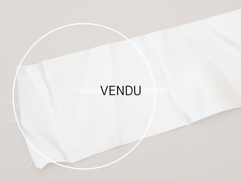 画像6: 1900年頃 アンティーク シルク製 サテンリボン 幅広 10cm幅  パウダーピンク