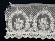 画像14: 18世紀末~19世紀初頭 アンティーク  アランソンレース 幅広 1.6m　14cm幅　ミュージアムピース
