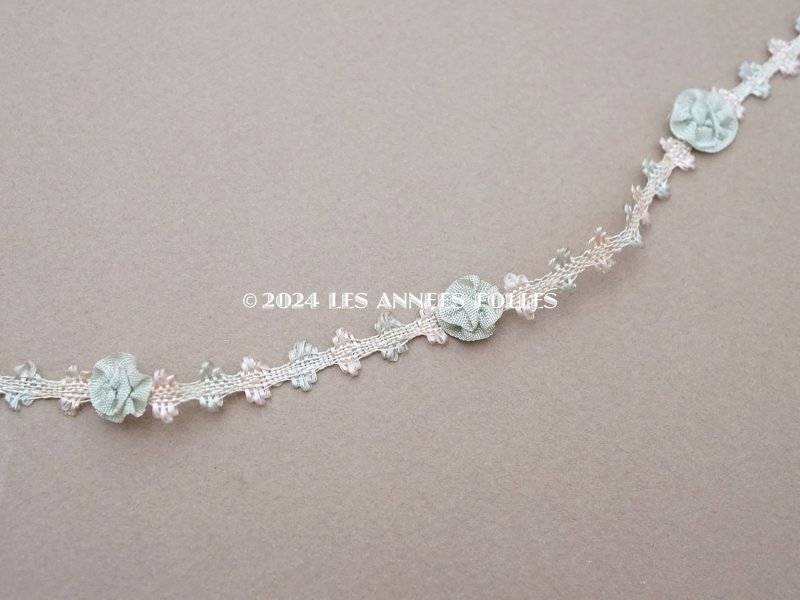 画像3: アンティーク ロココトリム パウダーブルー & パウダーピンク　ロココリボン 