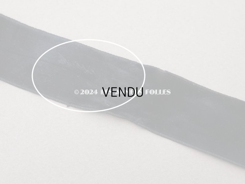 画像7: 19世紀末 アンティーク シルク製 ベルベットリボン 黒 3.3m 29mm幅