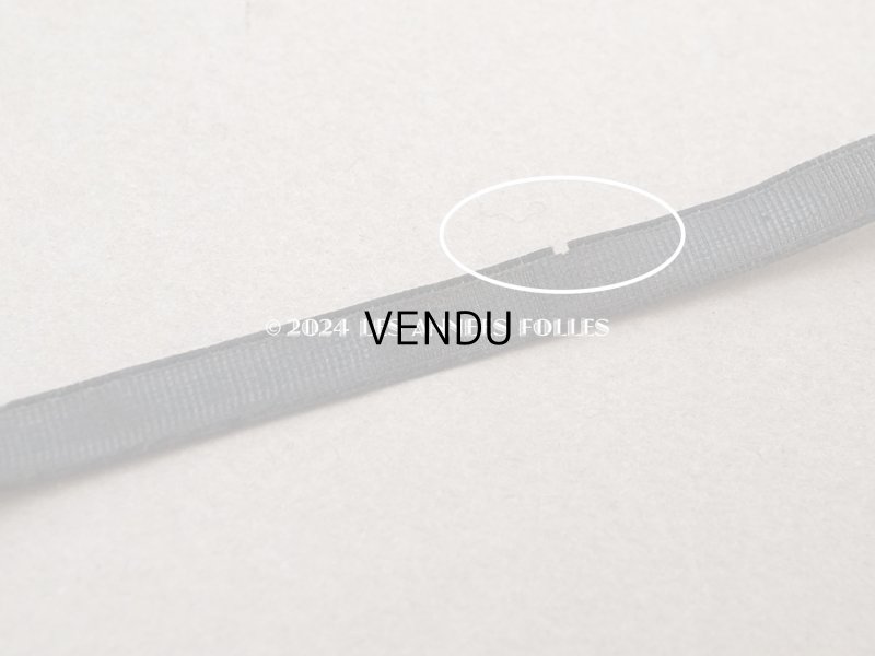 画像7: 19世紀 アンティーク 極細 シルクリボン 3.7m 5mm幅 黒