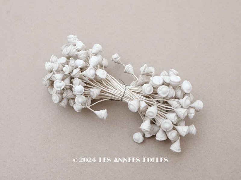 画像1: アンティーク ペップ 布花用 花芯 オフホワイト