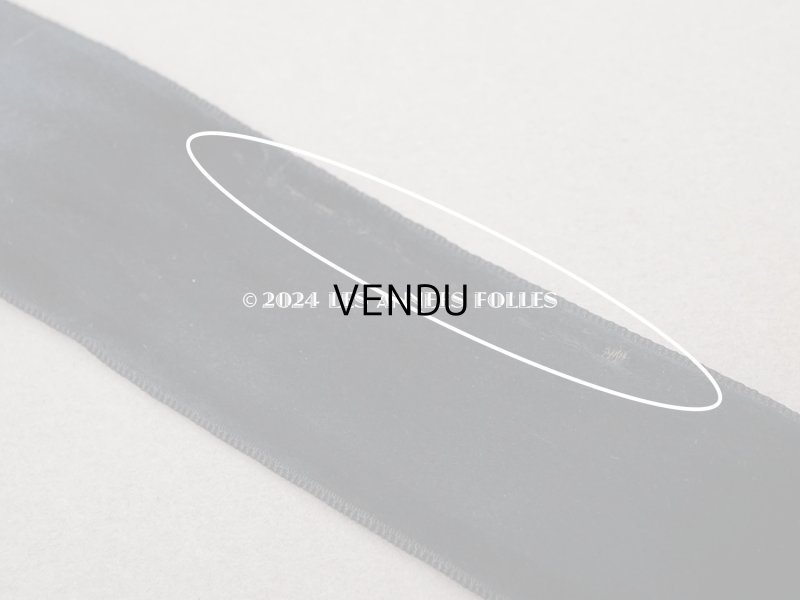 画像5: 19世紀末 アンティーク シルク製 ベルベットリボン 黒 3.3m 29mm幅