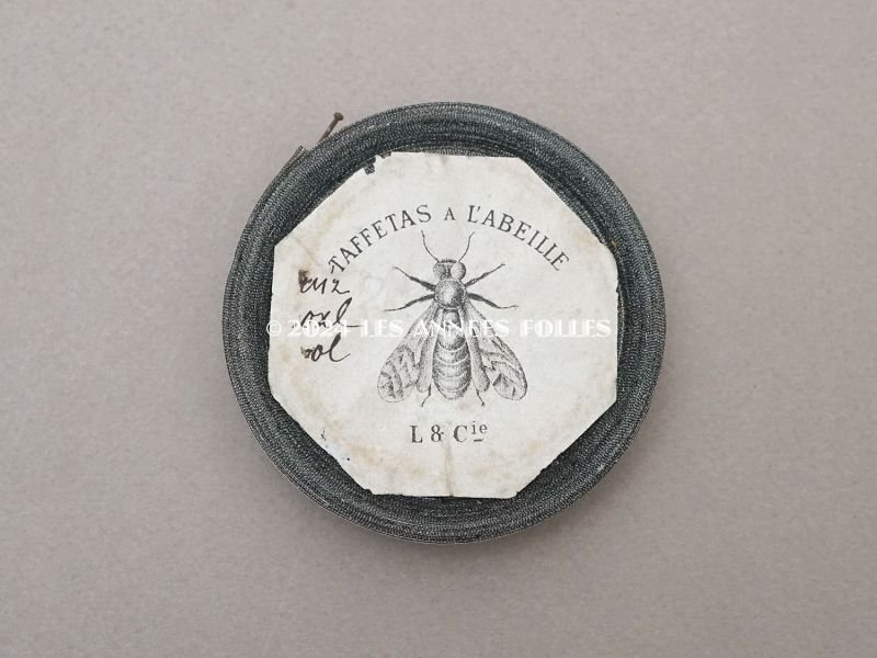 画像2: 19世紀 アンティーク タフタリボン 10.35m 12mm幅　TAFFTAS A L'ABEILLE - L&Cie -