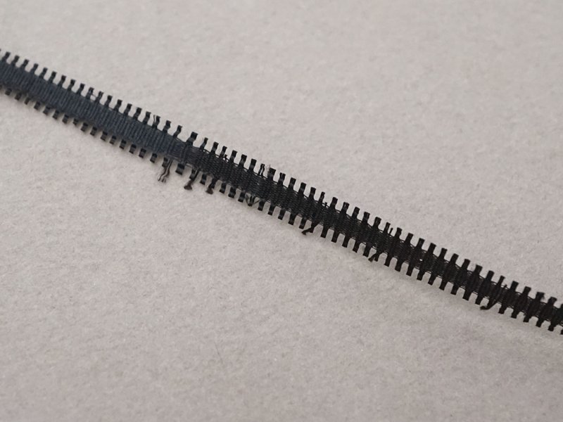 画像7: 19世紀 アンティーク 極細 シルクリボン 4.65m 6mm幅 黒