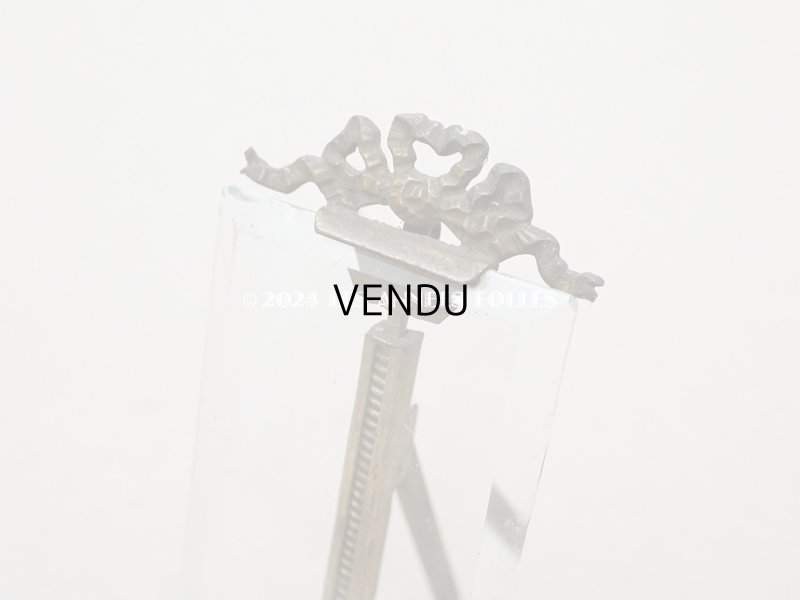 画像4: アンティーク ドール用 小さなフォトフレーム リボンモチーフ付