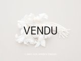 アンティーク ヒヤシンスの布花　オフホワイト