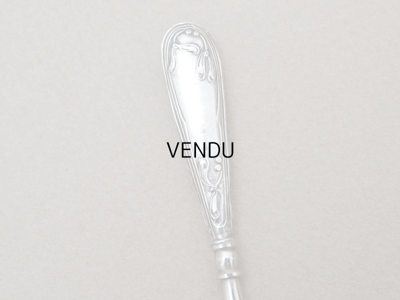 画像14: 1900年頃 アンティーク シルバー製 ヤドリギの裁縫道具セット