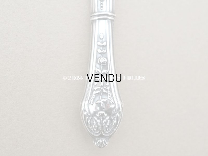 画像5: 1900年頃 アンティーク シルバー製 リボン＆薔薇模様 ソーイングセット 裁縫道具