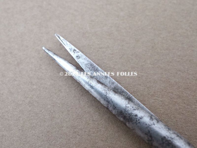 画像15: 1900年頃 アンティーク シルバー製 リボン&薔薇模様 ソーイングセット 裁縫道具