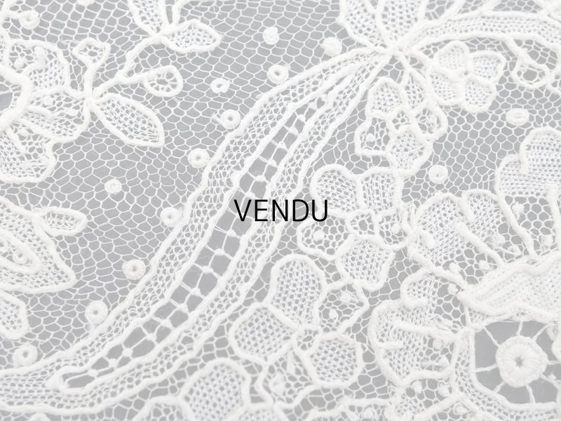 画像6: 19世紀末  アンティーク ポワンドローズ　ニードルレース 0.91m『ポワン・ド・ガーズ』『ポワン・ド・ローズ』 