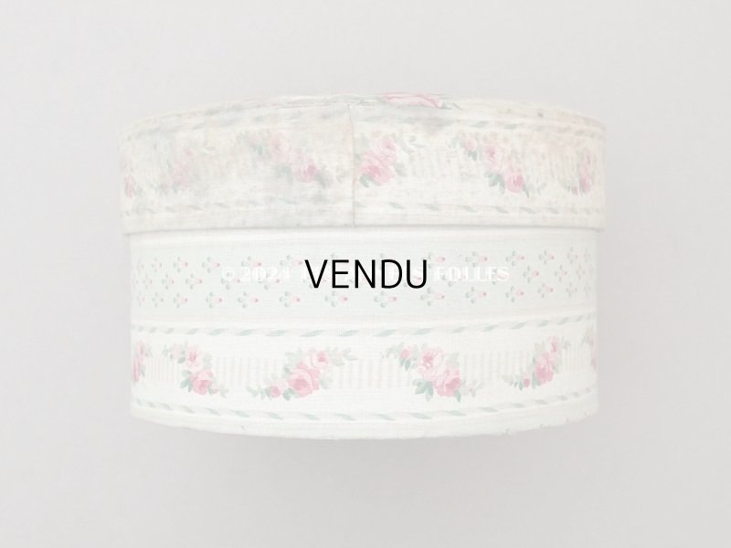 画像8: 1900年頃 アンティーク 薔薇のガーランド　カルトナージュボックス 