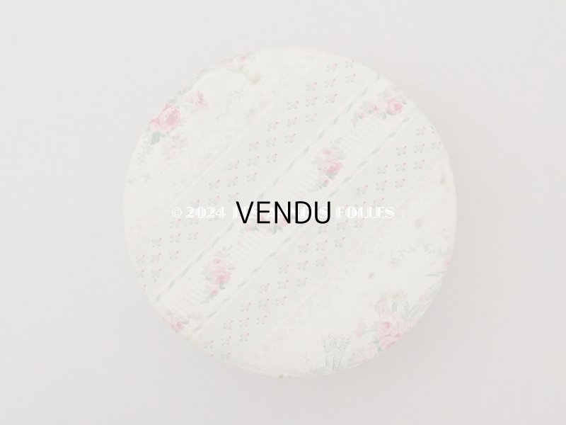 画像4: 1900年頃 アンティーク 薔薇のガーランド　カルトナージュボックス 