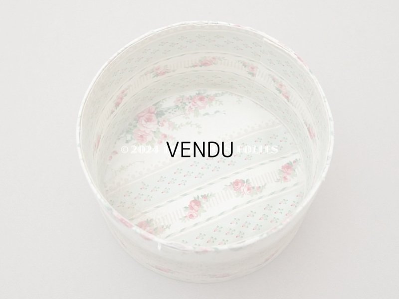 画像11: 1900年頃 アンティーク 薔薇のガーランド　カルトナージュボックス 