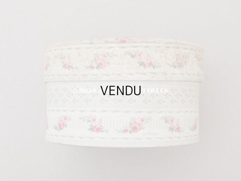 画像7: 1900年頃 アンティーク 薔薇のガーランド　カルトナージュボックス 