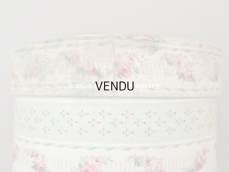 画像9: 1900年頃 アンティーク 薔薇のガーランド　カルトナージュボックス 