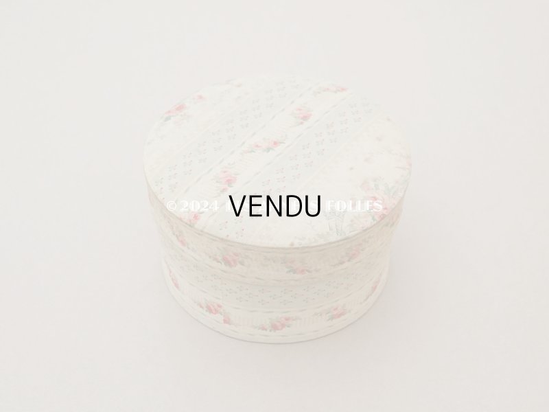 画像3: 1900年頃 アンティーク 薔薇のガーランド　カルトナージュボックス 